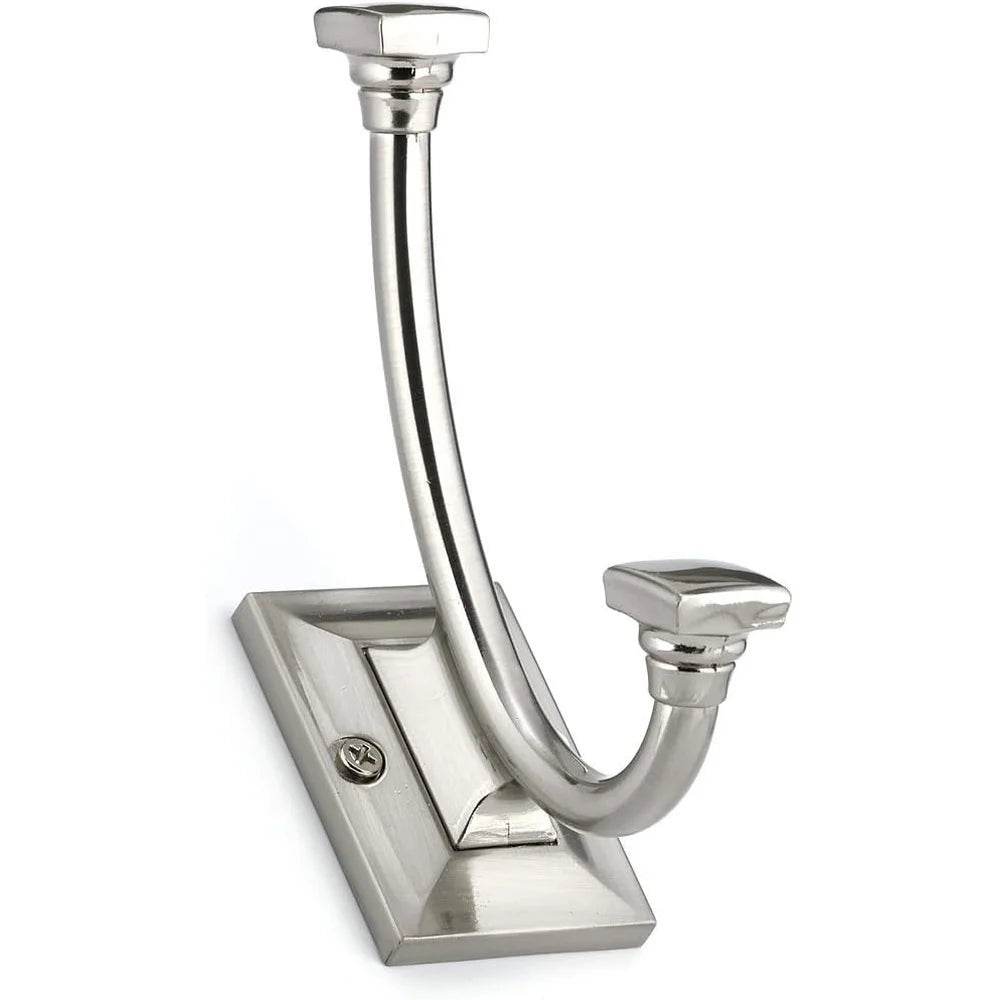 Transitional Metal Wall Hook Brushed Nickel Finish - Loft&Timber