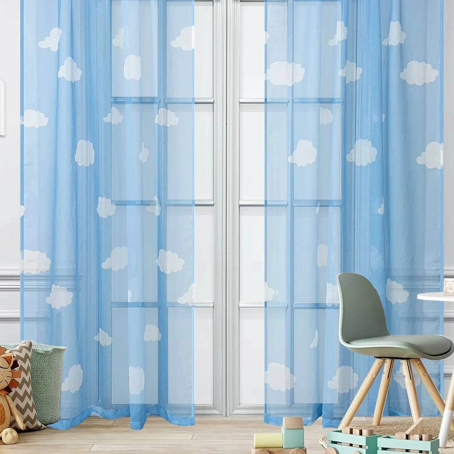 2PCS Cute Cartoon Blue Sky - Loft&Timber