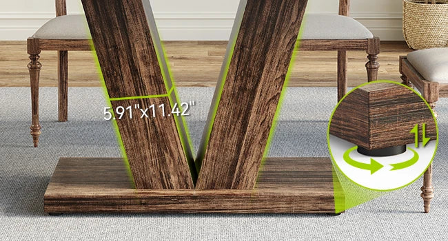 LITTLE TREE 47" Inches Dining Table for 4 - Loft&Timber