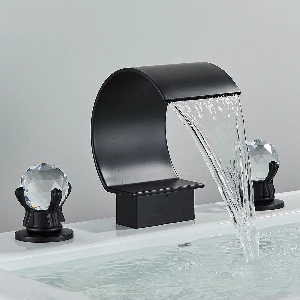 Senlesen Luxury Golden Waterfall Basin Faucet - Loft&Timber