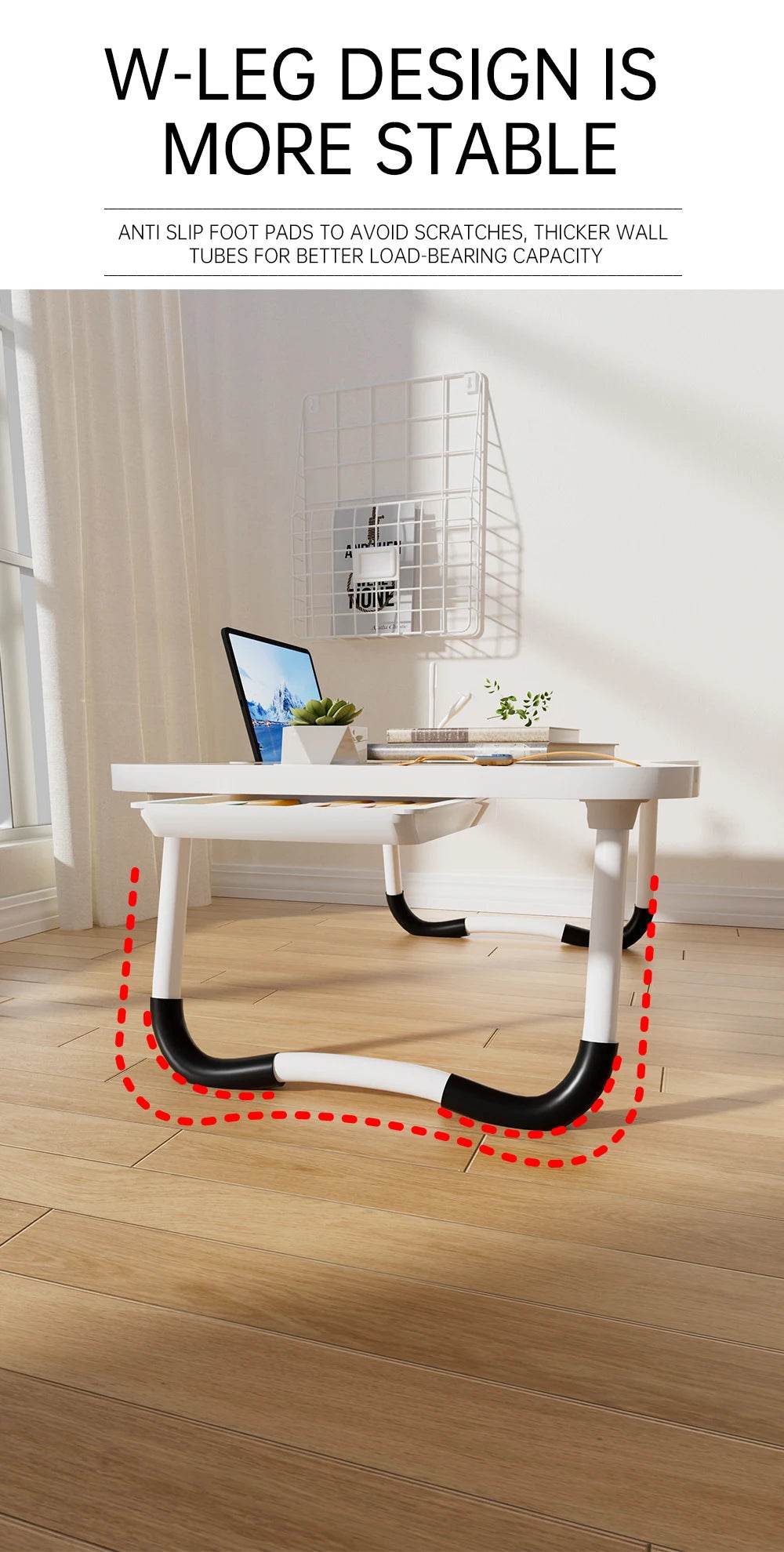 Portable Laptop Desk with USB Light - Loft&Timber