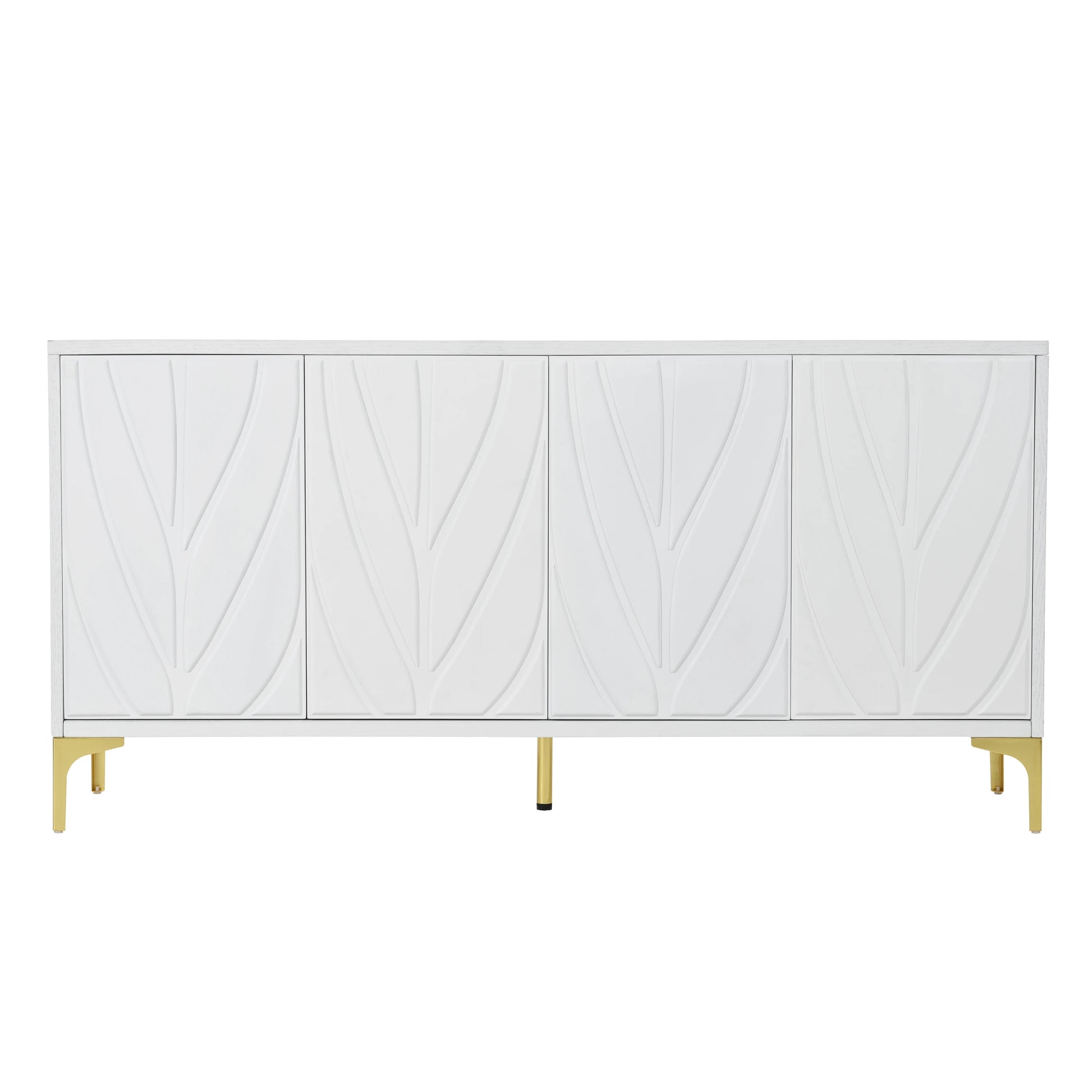 59" Creative carved 4-door Sideboard - Loft&Timber