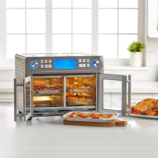 Lagasse Dual Zone 360 Air Fryer Oven Combo  French Door, 25 QT Extra Large