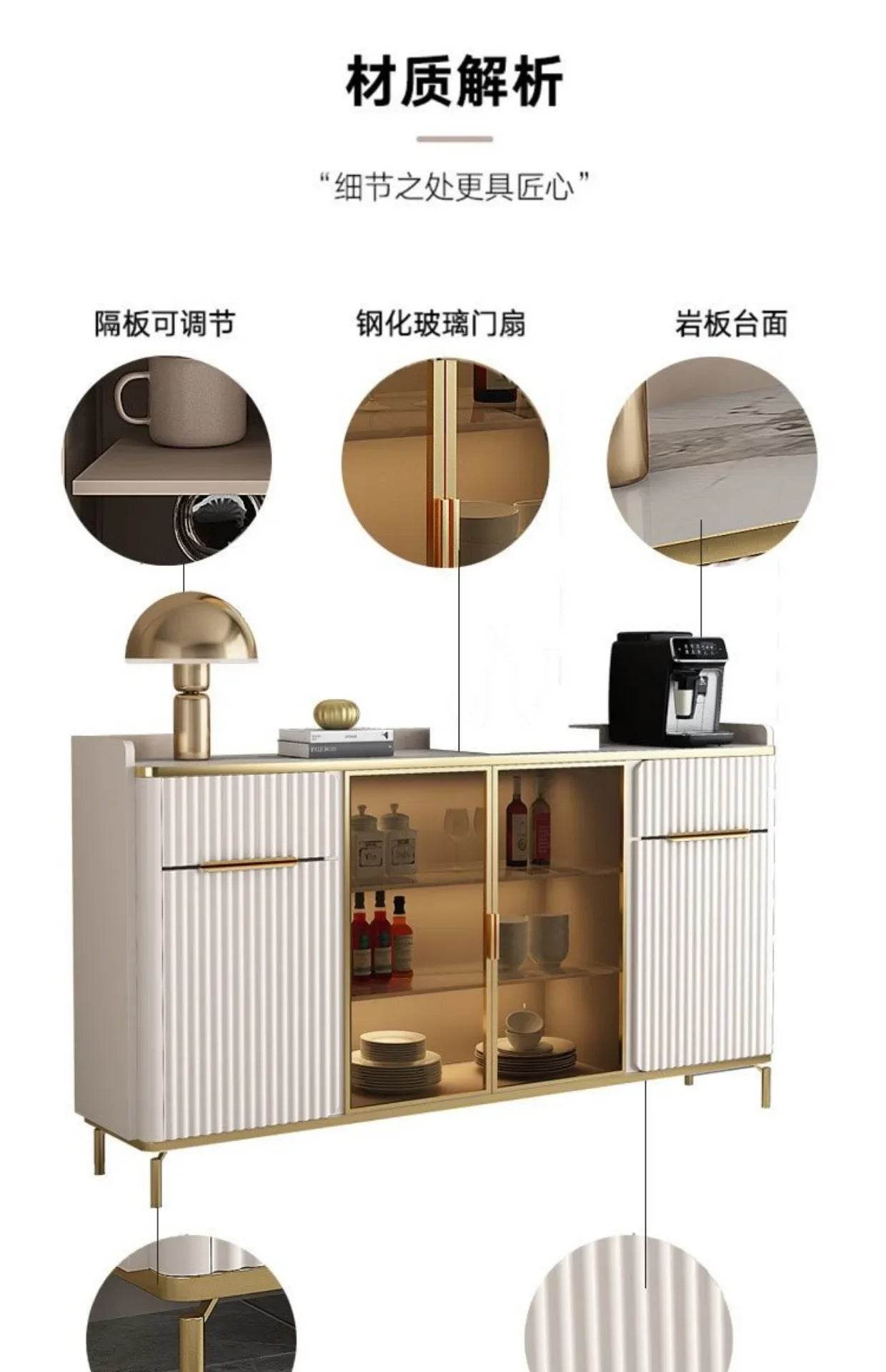 Sideboard Armoire De Cuisine Buffet Bar Cabinet - Loft&Timber