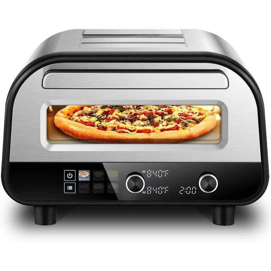 Upgraded Pizza Oven Heats up to 840°F Makes 12 Inch Pizzas in 90 Seconds - Loft&Timber