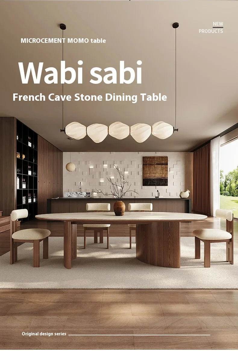 Center Dining Table Wood Table &/Or 6 Elegant Oval - Loft&Timber