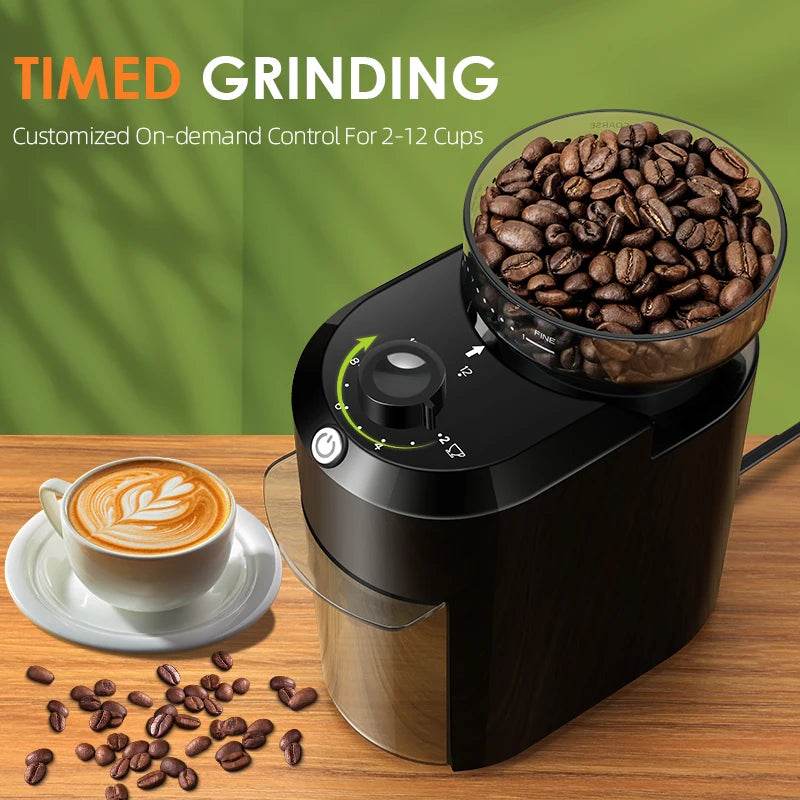 Wancle Electric Burr Coffee Grinder - Loft&Timber