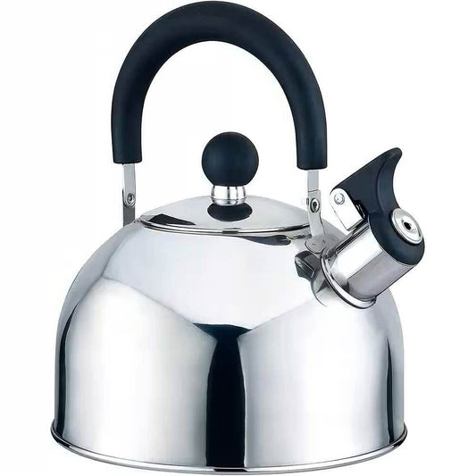 2.5 Quart Stainless Steel Whistling Teapot Kettle with Stay Cool Handle - Loft&Timber