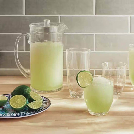 12-Piece Melamine Dinnerware Plates Bowls Set with Blue Floral Pattern - Loft&Timber