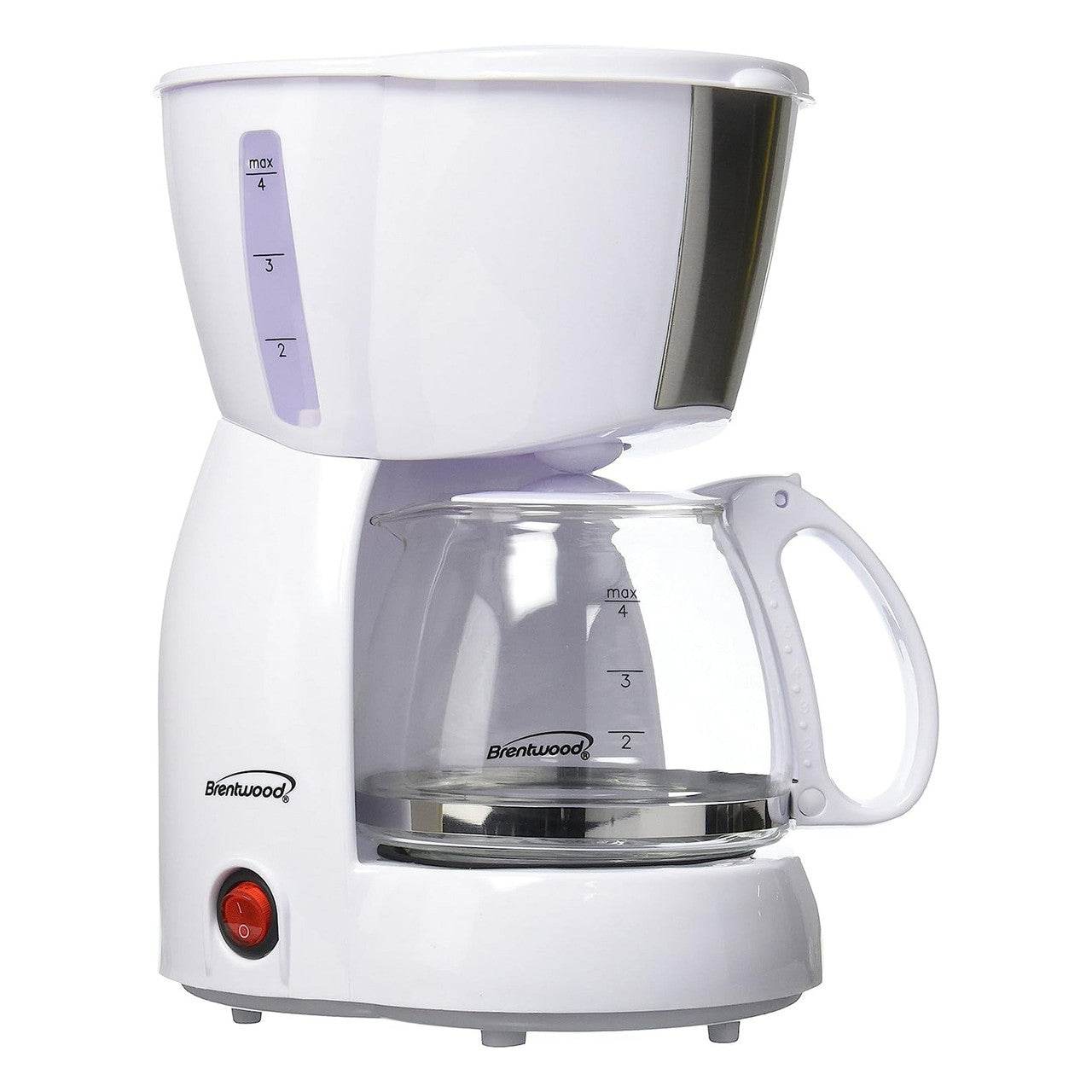 Brentwood 4 Cup Coffee Maker - White - Loft&Timber