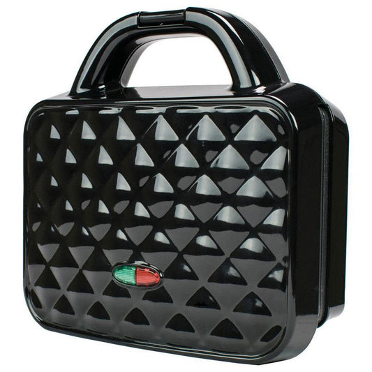 Brentwood Couture Purse Non-Stick Dual Waffle Maker in Black with Indicator Lights - Loft&Timber