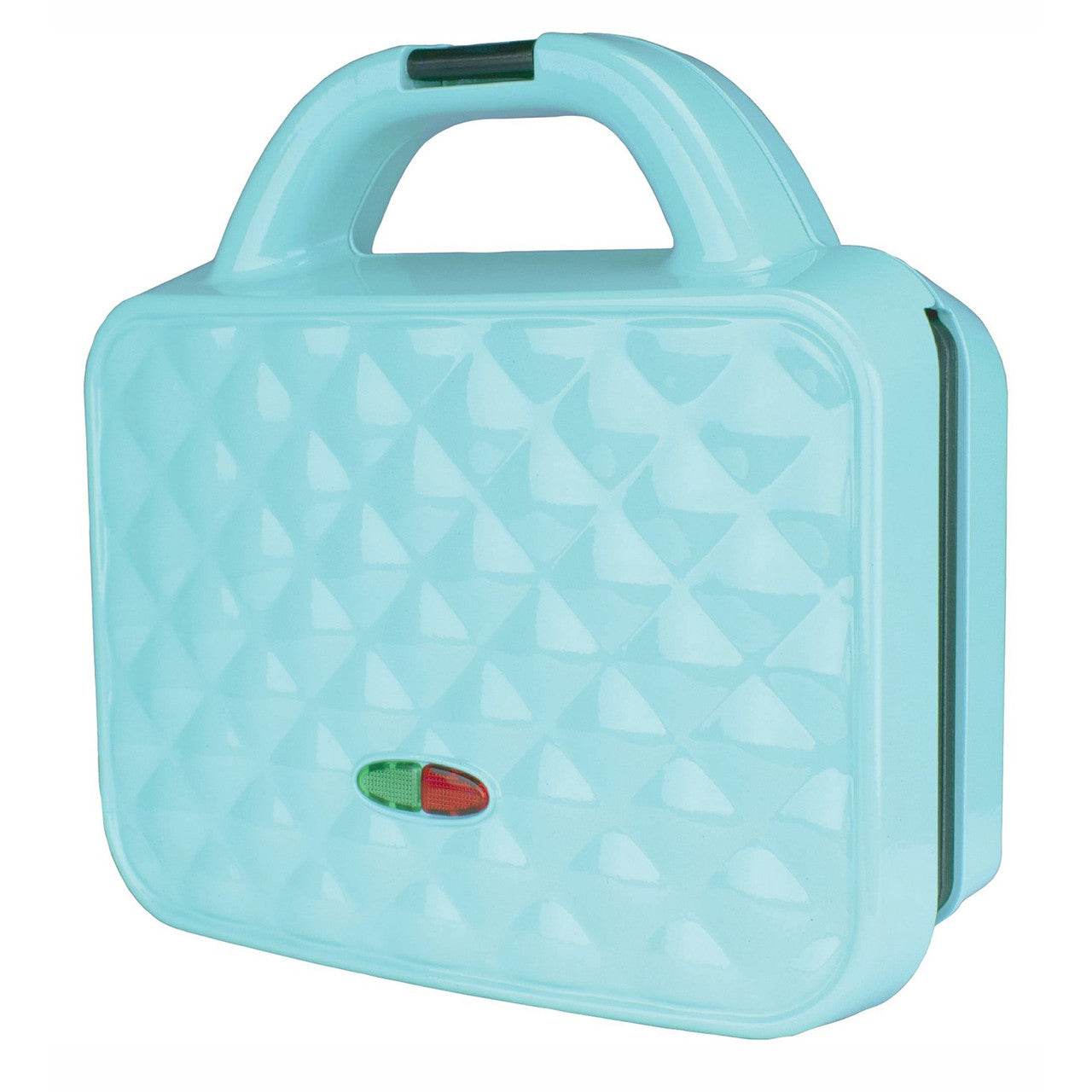 Brentwood Couture Purse Non-Stick Dual Waffle Maker in Blue with Indicator Lights - Loft&Timber