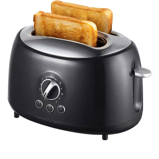 Brentwood Cool Touch 2-Slice Extra Wide Slot Retro Toaster in Black - Loft&Timber
