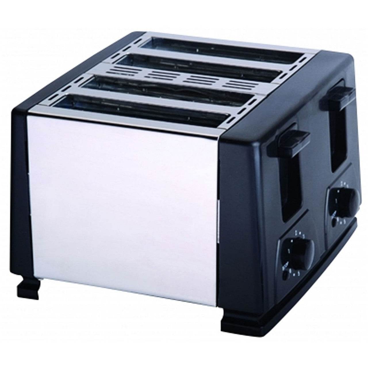 Brentwood 1300W 4 Slice Toaster in Black and Silver - Loft&Timber