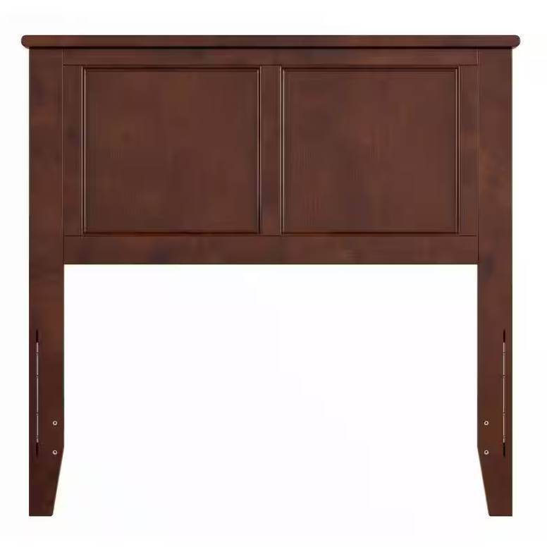 Twin size Traditional Style Headboard in Walnut Wood Finish - Loft&Timber