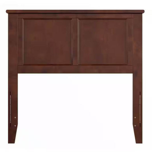 Twin size Traditional Style Headboard in Walnut Wood Finish - Loft&Timber