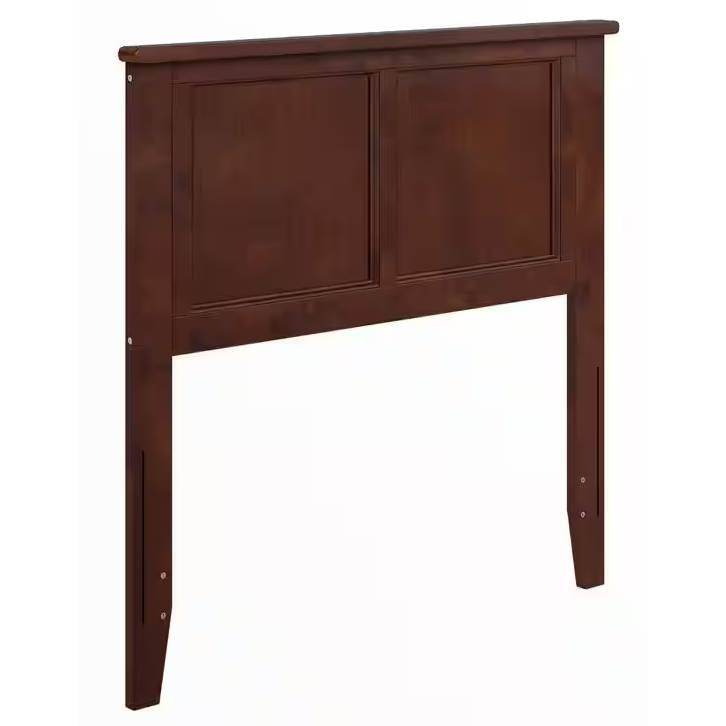 Twin size Traditional Style Headboard in Walnut Wood Finish - Loft&Timber