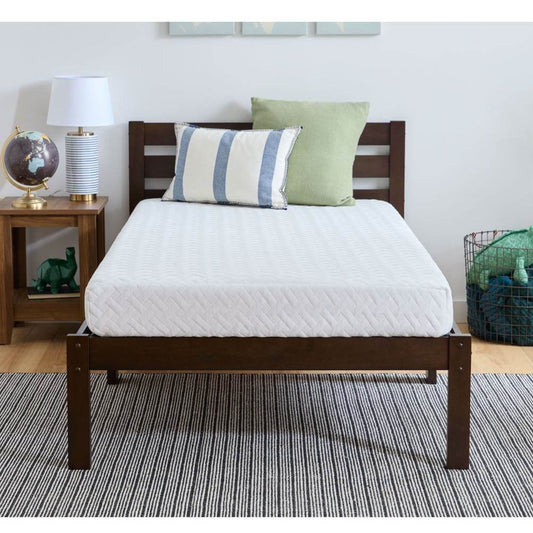 Twin Size 6-Inch Firm Cooling Gel Memory Foam Mattress - Loft&Timber