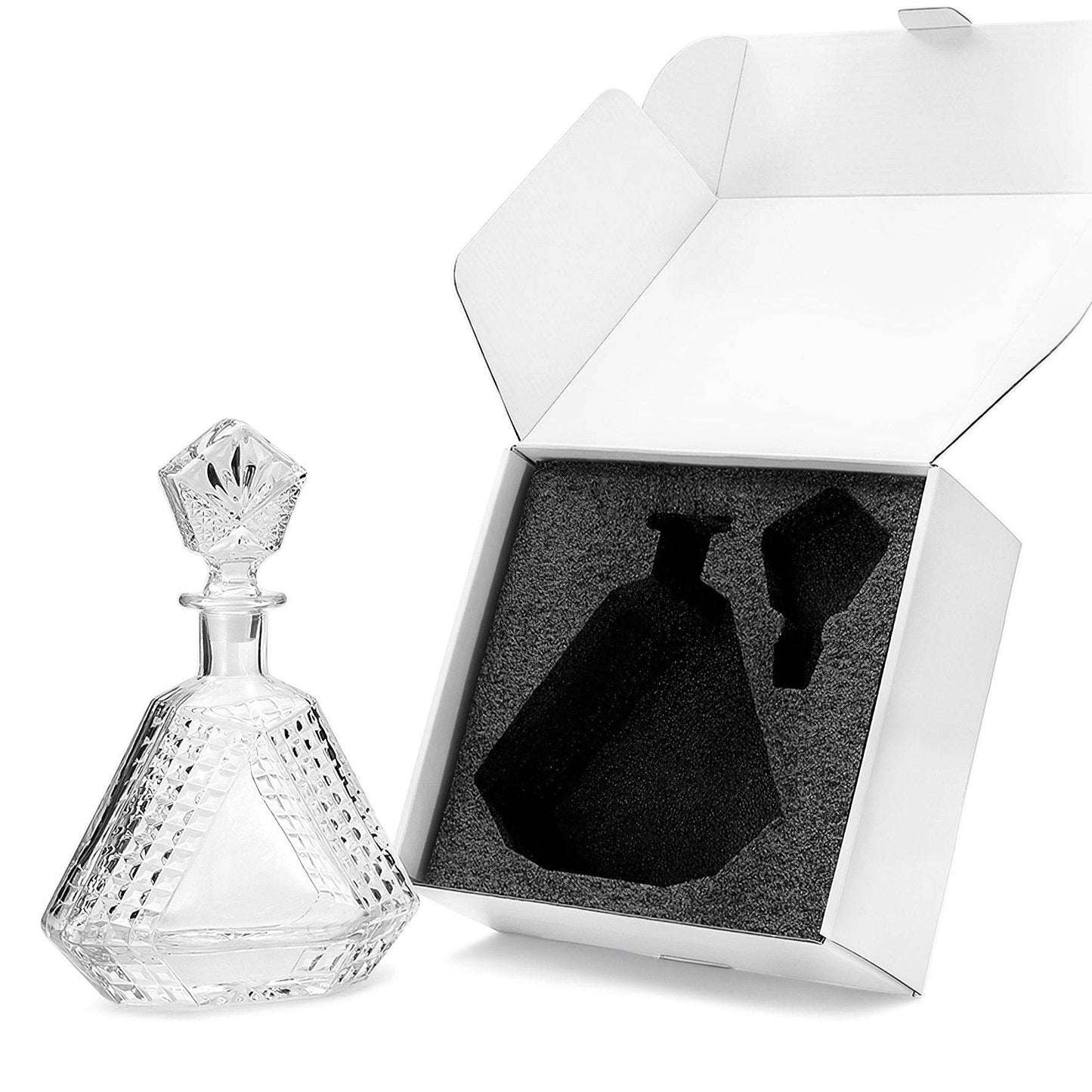 Whiskey Decanter - Triangle - 650ML - Loft&Timber