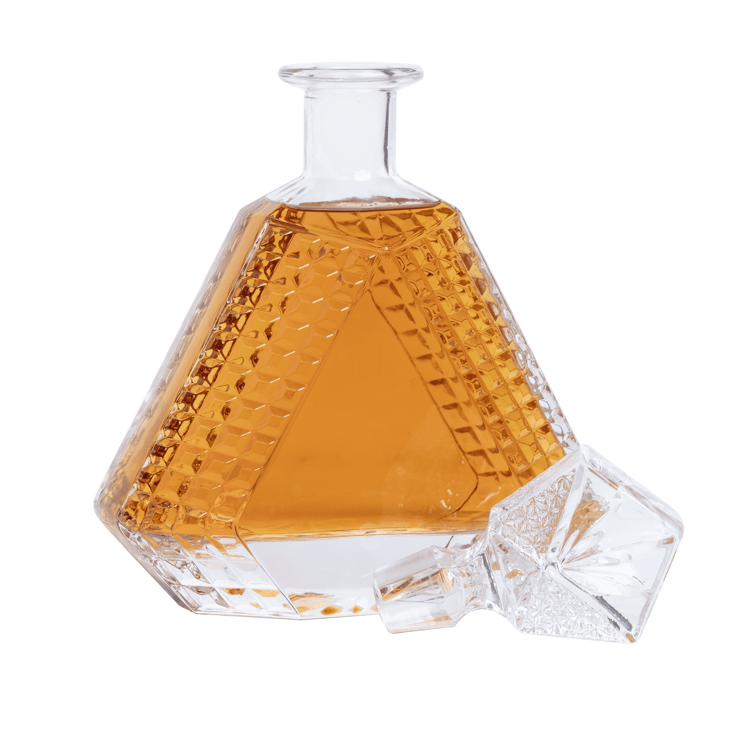 Whiskey Decanter - Triangle - 650ML - Loft&Timber