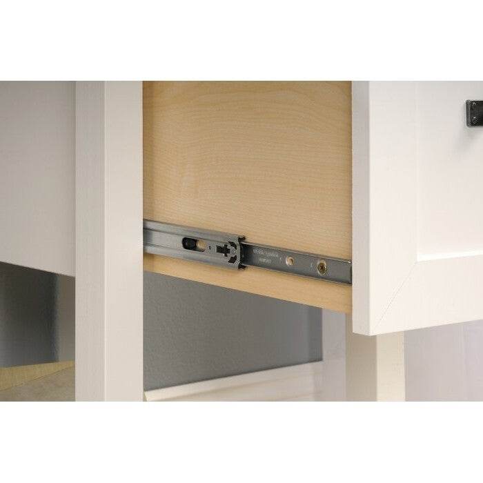 FarmHouse White Oak Top 2 Drawer Office Writing Desk - Made In USA - Loft&Timber