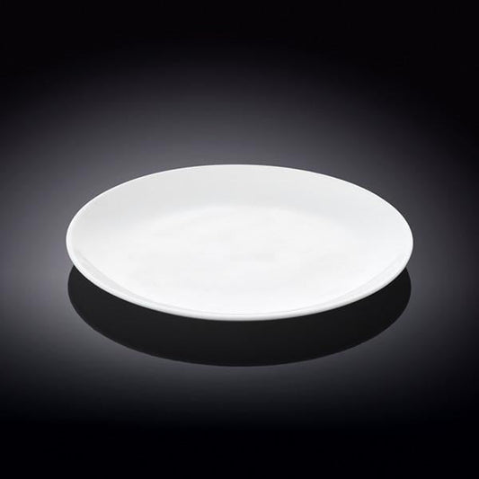 Professional Rolled Rim White Dessert Plate 7" inch | 18 Cm - Loft&Timber