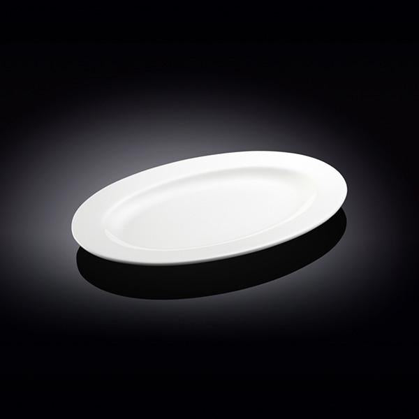 White Professional Oval Plate / Platter 10" inch | - Loft&Timber