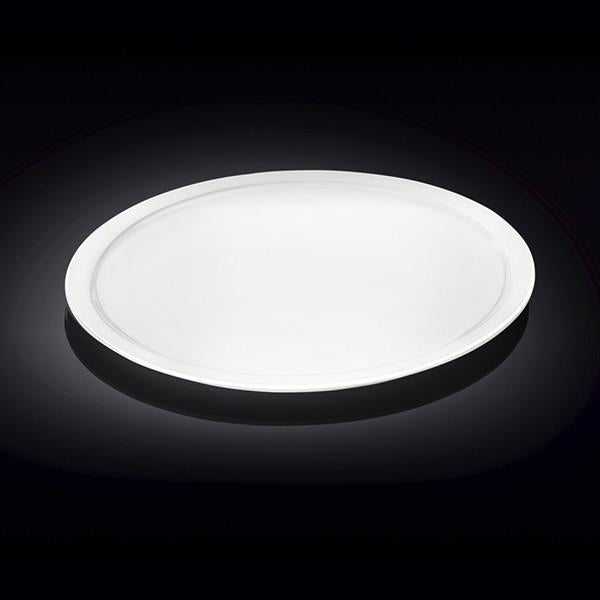 White Personal Pizza Plate 14" inch | 35.5 Cm - Loft&Timber