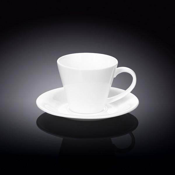 White 6 Oz | 180 Ml Tea Cup & Saucer - Loft&Timber