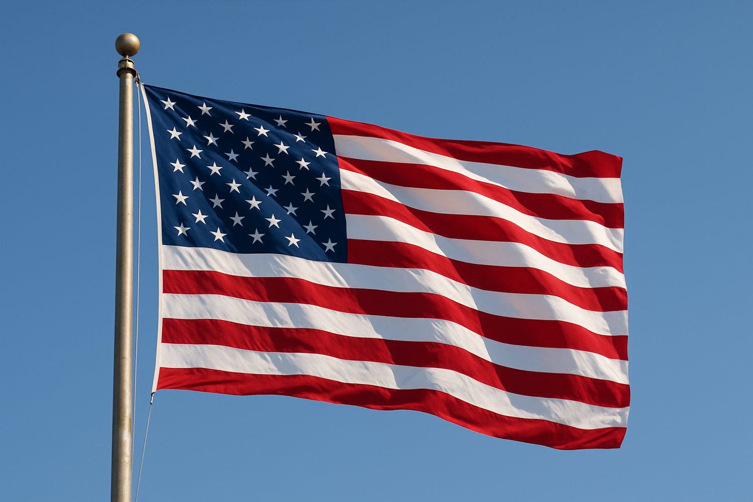 A picture of the american flag