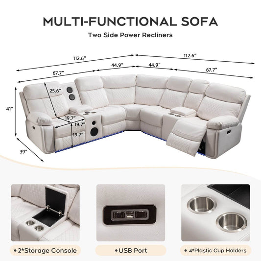 Power Recliner Couches - Loft&Timber