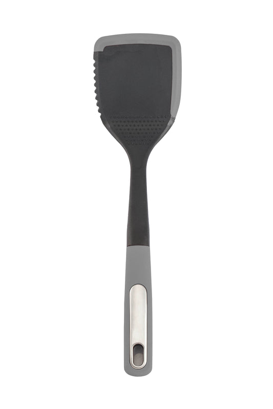 Silicone Scratch and Heat Resistance Edge Solid Turner, Grey - Loft&Timber