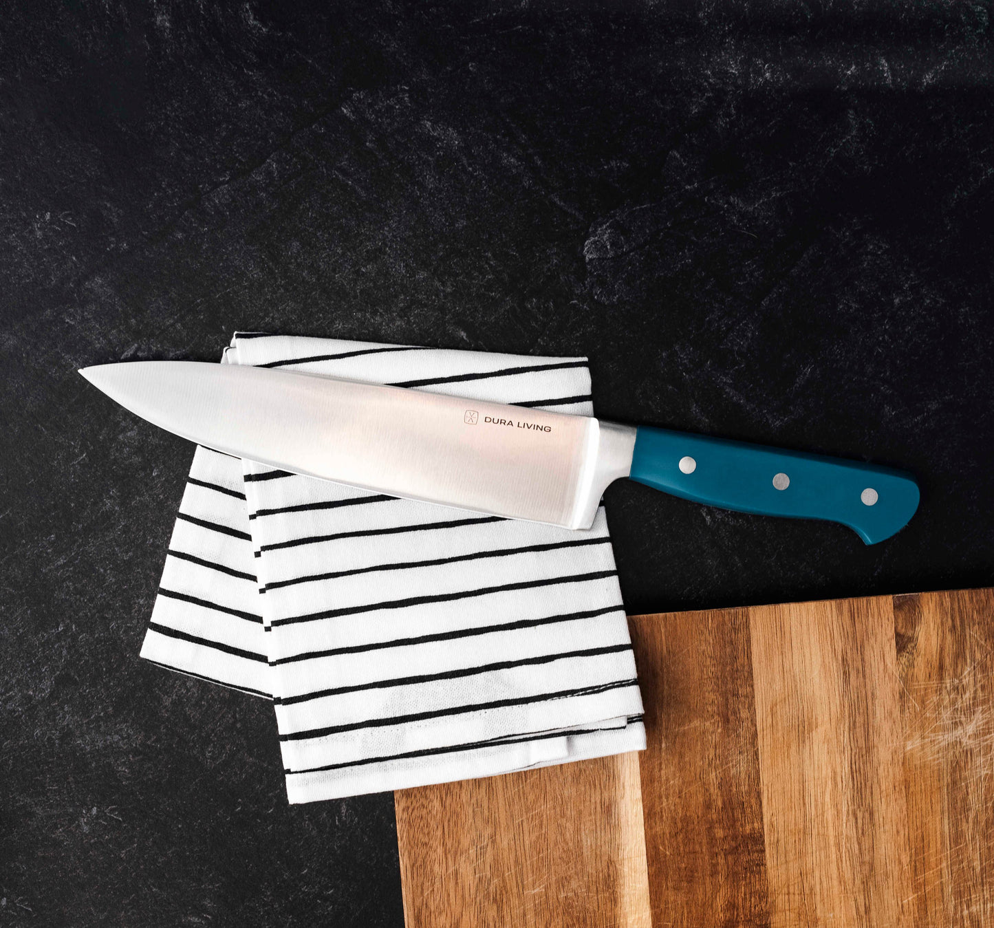 Superior 4 Piece Kitchen Knife set - Royal Blue - Loft&Timber