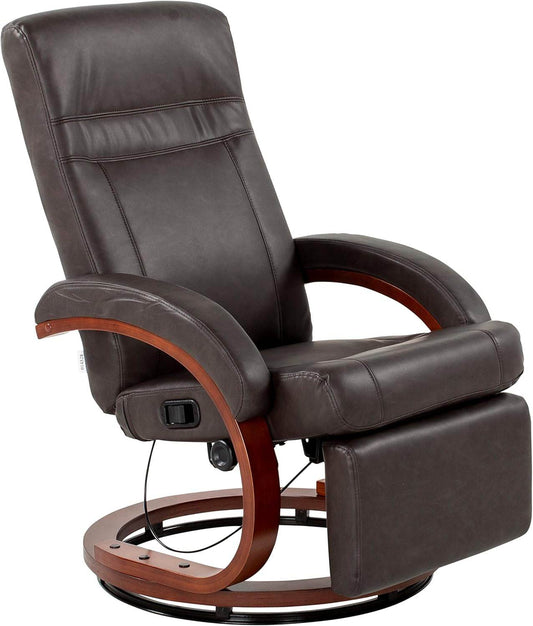 RV Euro Recliner with Footrest , Vinyl - Millbrae - Loft&Timber