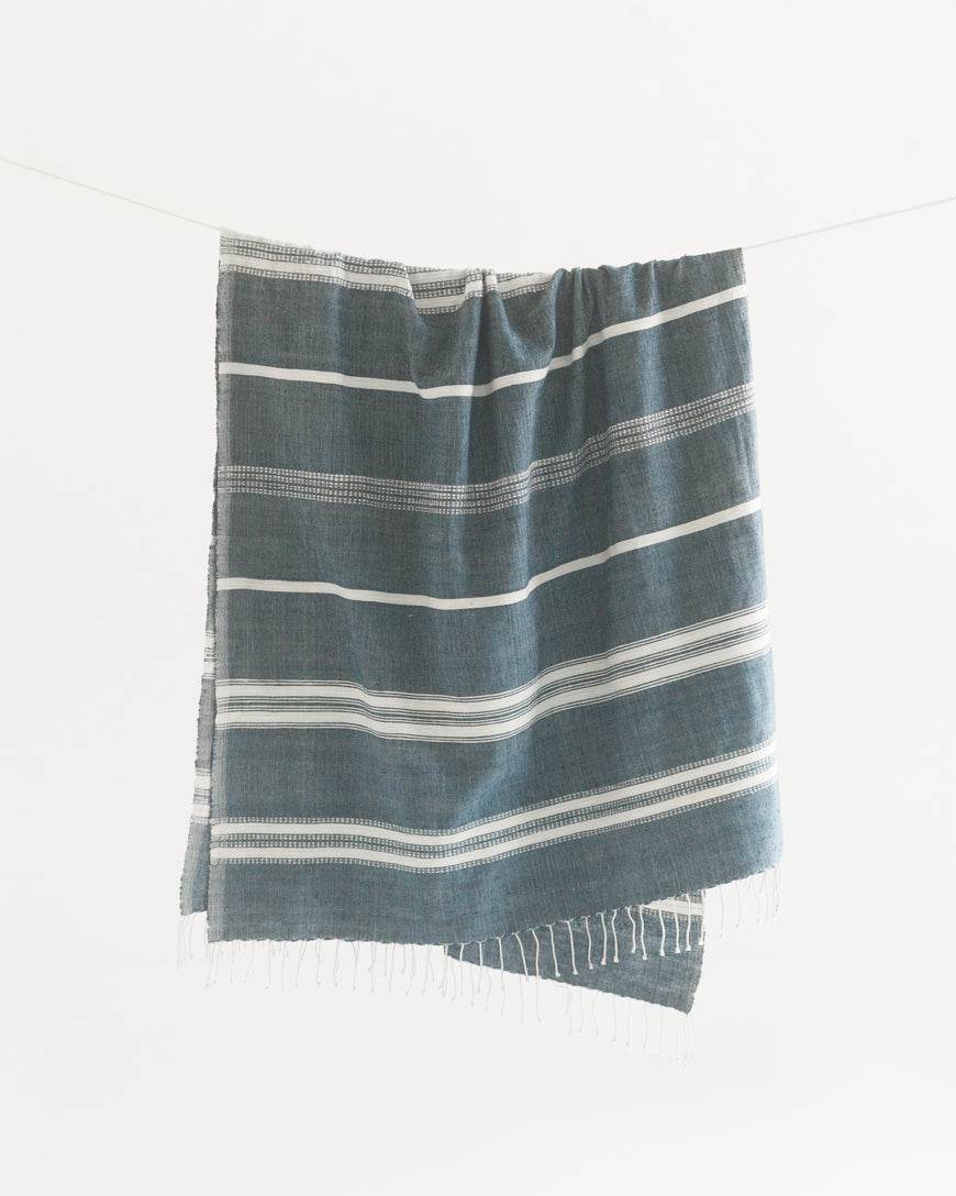Aden Cotton Throw Blanket - Loft&Timber