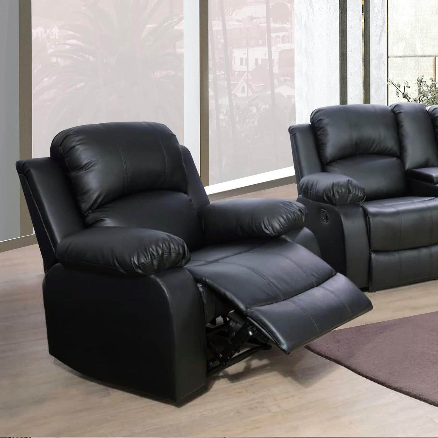 Beverly Fine 3 Piece Recliner Living Room Set - Loft&Timber