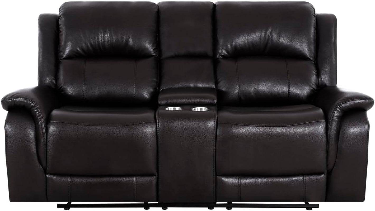 Timeless Comfort: Katie Leather ReclinerEspresso (Loveseat) - Loft&Timber
