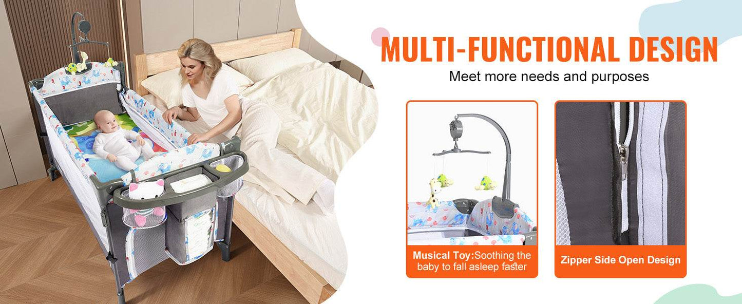 SucceBuy Baby Bassinet 77 pounds Load Capacity - Loft&Timber