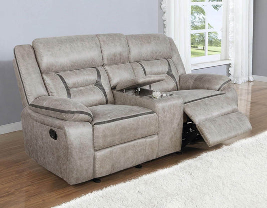 Taupe Recliner Loveseat - Greer rana - Loft&Timber