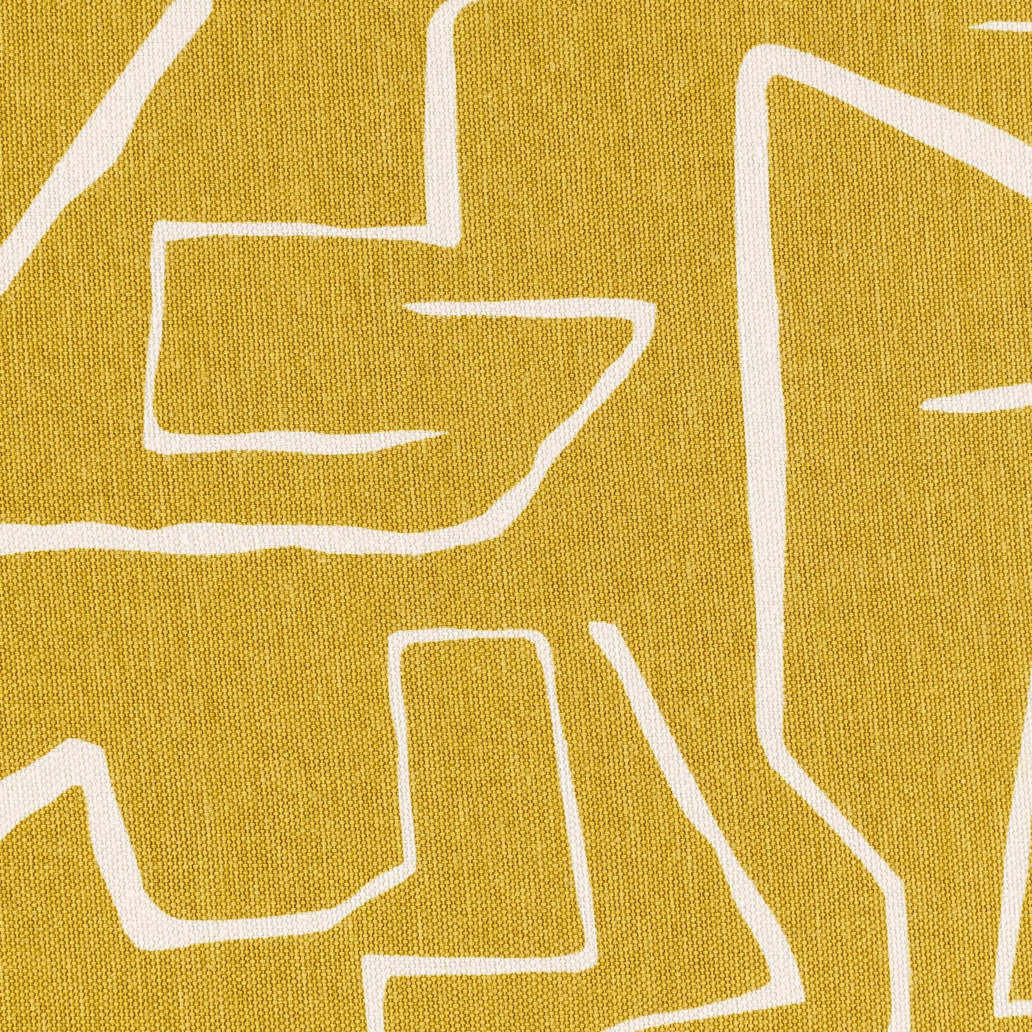 Bildeston Yellow Abstract Pattern Throw Pillow - Clearance - Loft&Timber