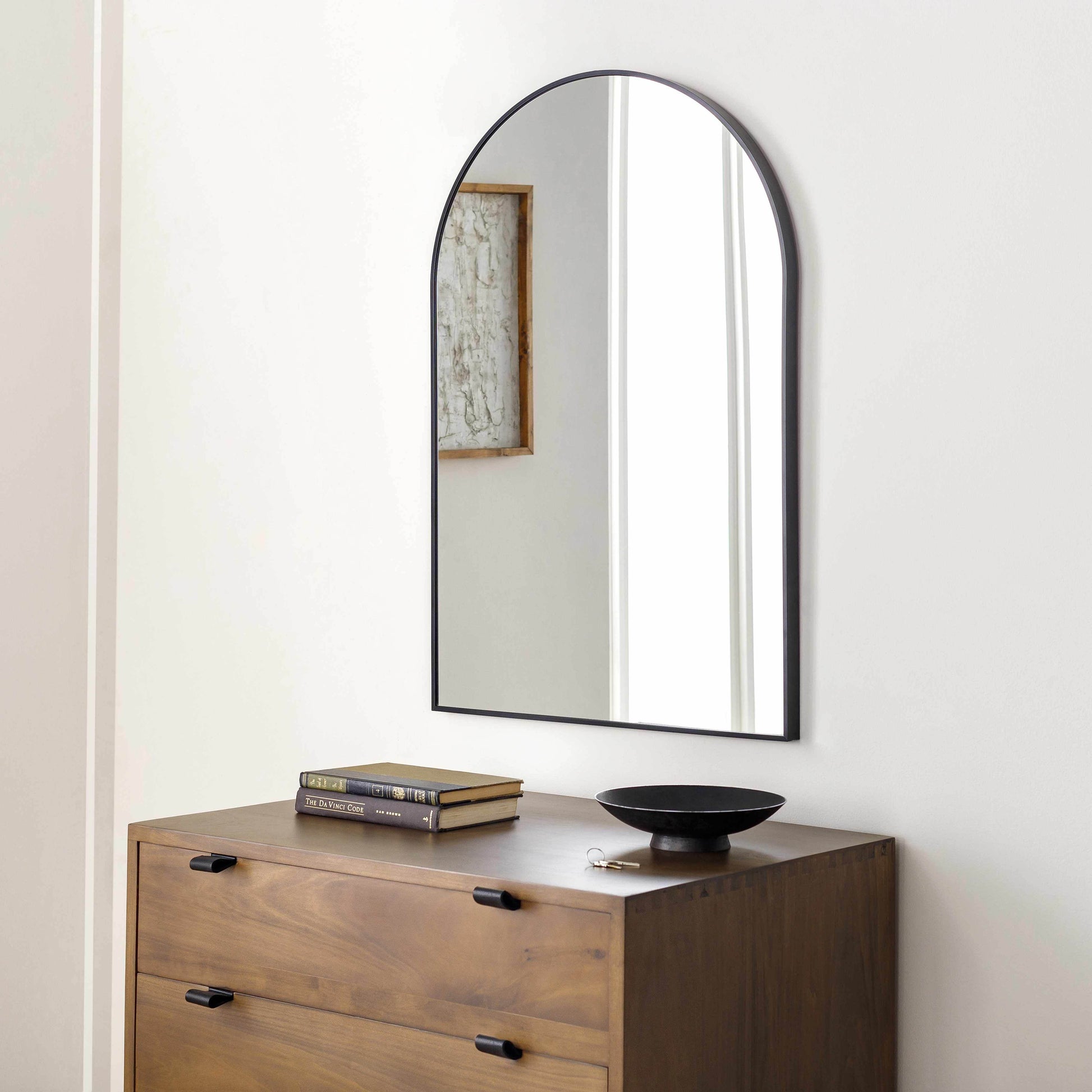 Brembilla Black Frame Mirror - Loft&Timber