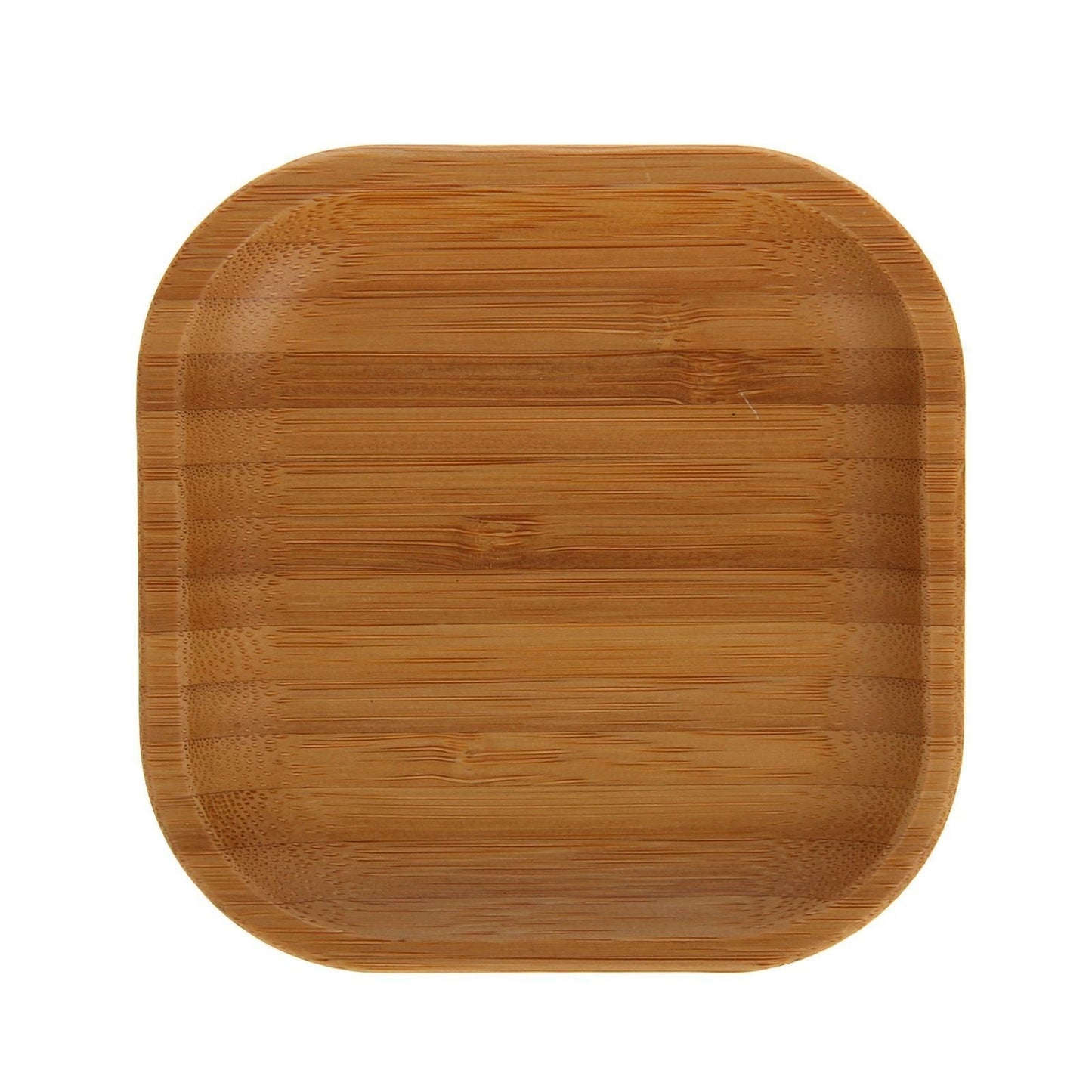 Set Of 12 Bamboo Square Plate 4" inchX 4" inch | For Appetizers - Loft&Timber