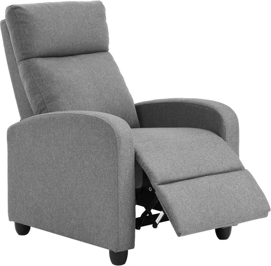 Recliner Chair (Grey) - Loft&Timber