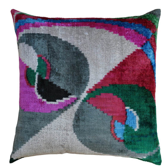 Canvello Decorative Abstract Multi Color Cushion Pillows For Sofa - 20x20 in - Loft&Timber
