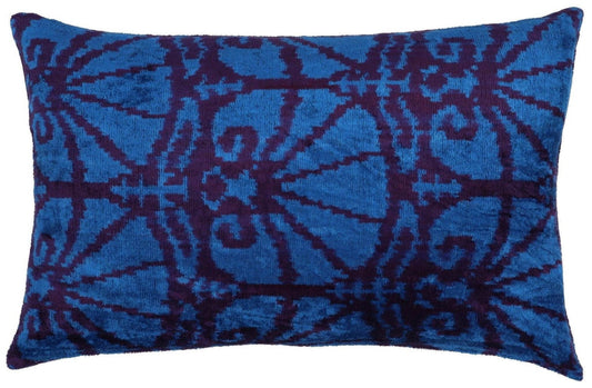 Canvello Decorative Blue Lumbar Throw Pillows For Couch - 16x24 in - Loft&Timber