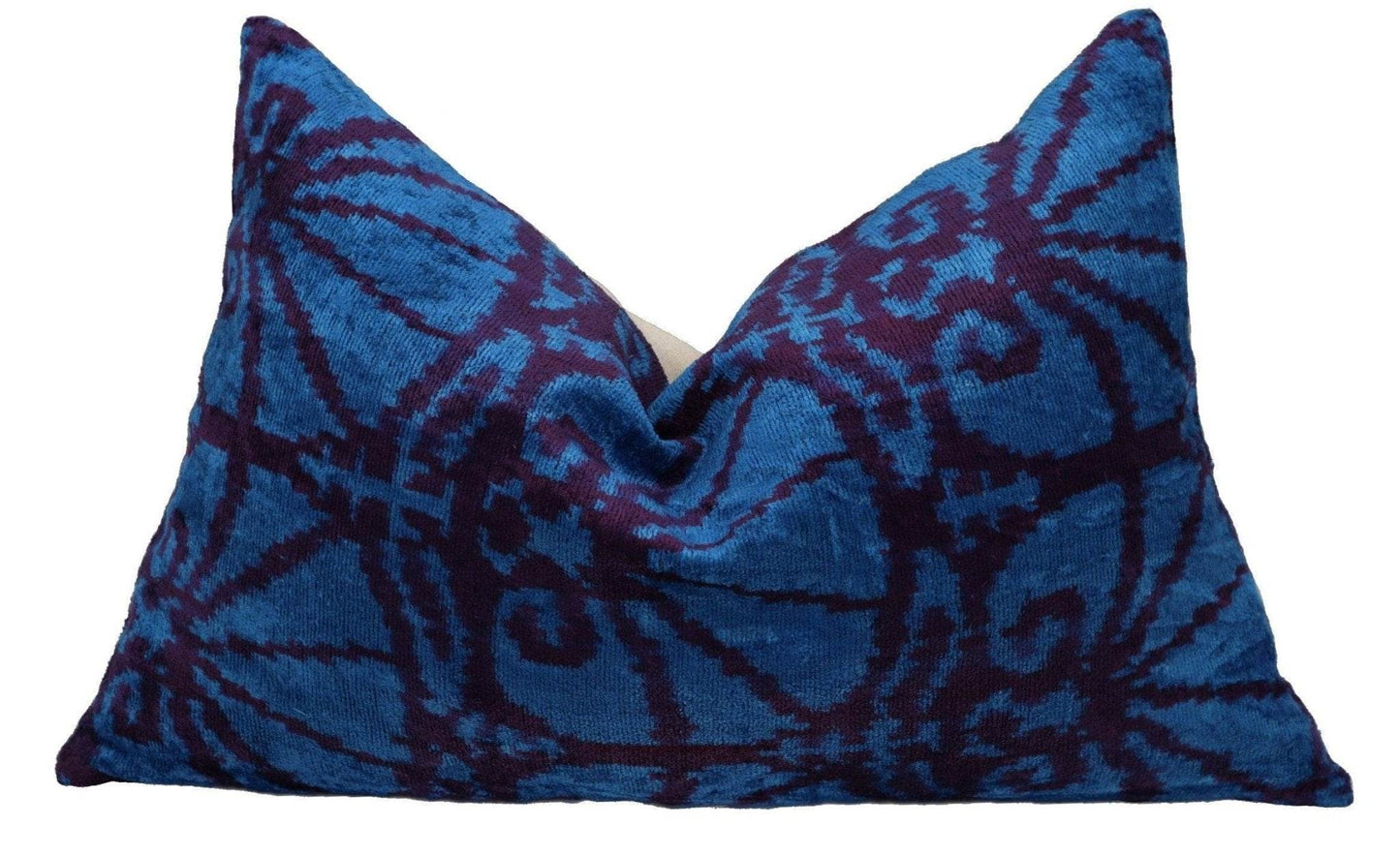 Canvello Decorative Blue Lumbar Throw Pillows For Couch - 16x24 in - Loft&Timber