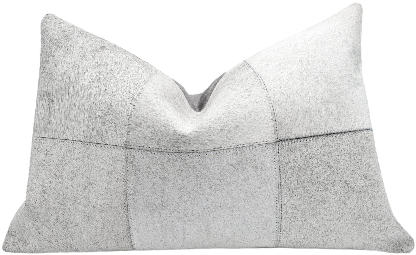 Canvello Genuine Cowhide Leather Decorative Throw Pillows - Handmade Patchwork Boho Accent Pillows For Sofa, Couch, Bed, Chair - Western Southwestern Farmhouse Pillow Covers With Feather Down Insert Included) - Loft&Timber