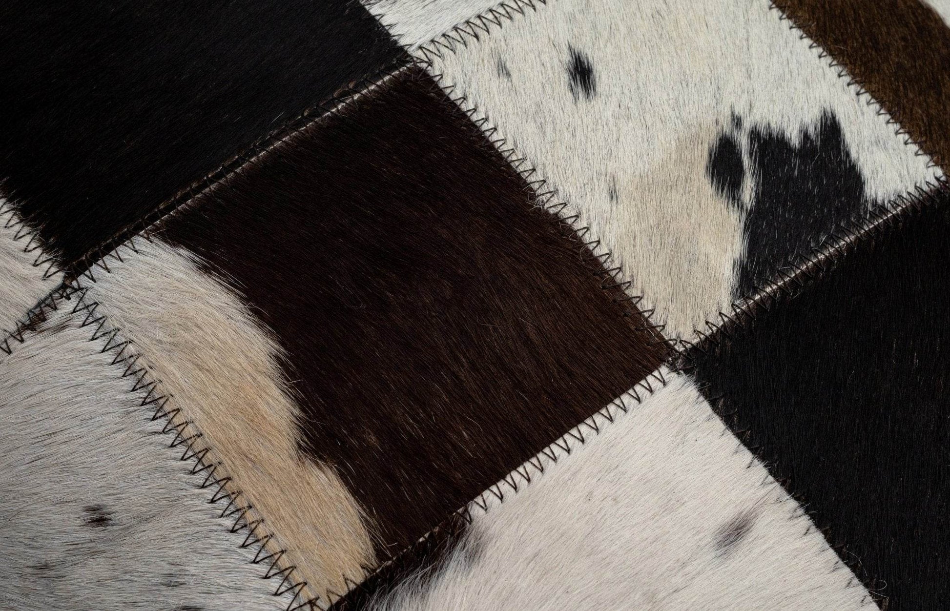 Canvello Genuine Cowhide Leather Decorative Throw Pillows - Handmade Patchwork Boho Accent Pillows For Sofa, Couch, Bed, Chair - Western Southwestern Farmhouse Pillow Covers With Feather Down Insert Included - Loft&Timber