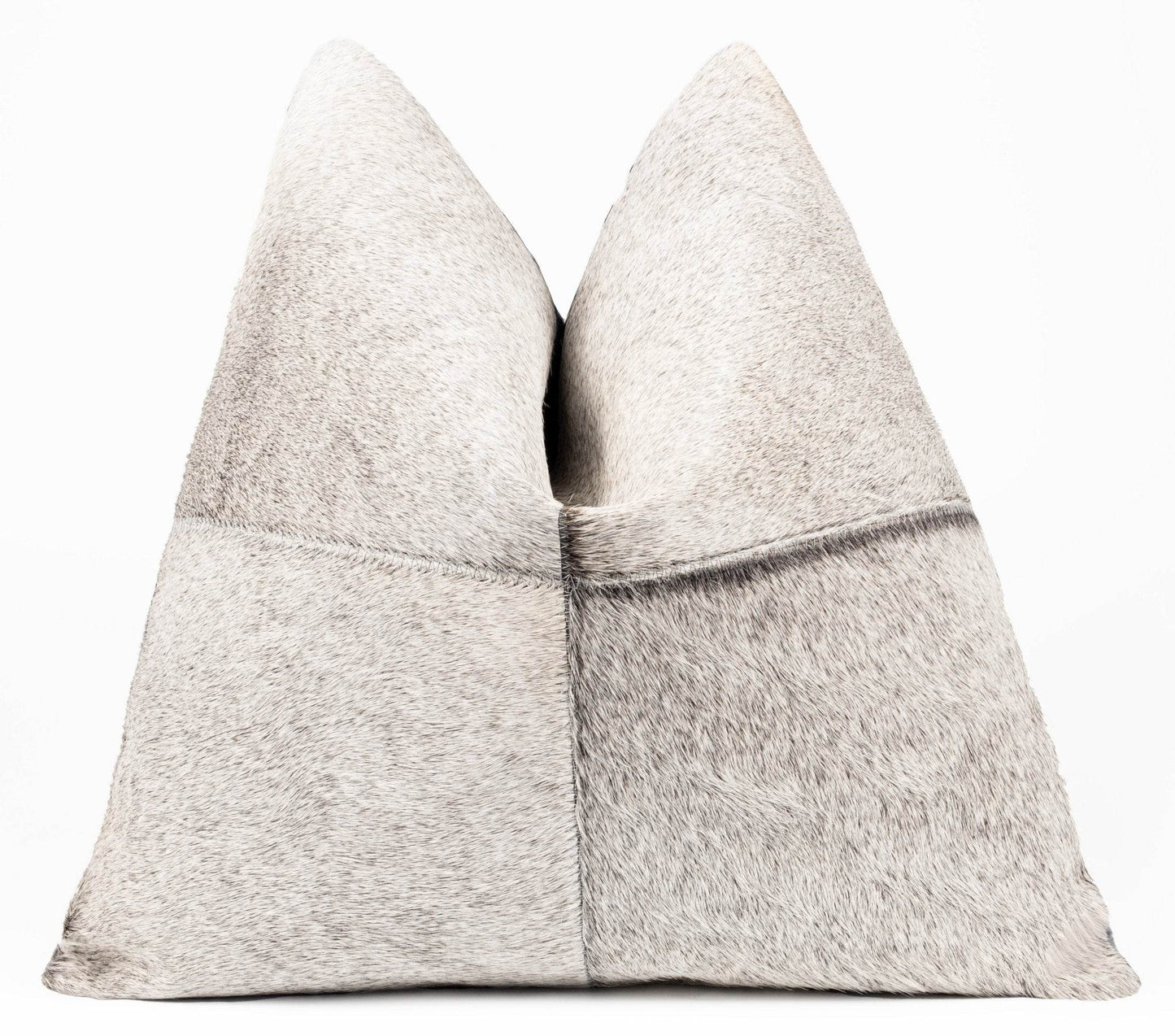 Canvello Genuine Cowhide Leather Decorative Throw Pillows - Handmade Patchwork Boho Accent Pillows For Sofa, Couch, Bed, Chair - Western Southwestern Farmhouse Pillow Covers With Feather Down Insert Included - Loft&Timber