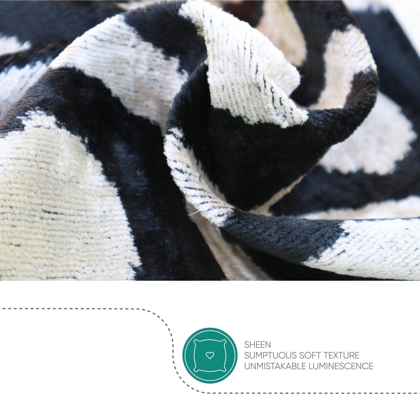 Canvello Handmade Decorative Black and White Pillows - 18x18 in - Loft&Timber